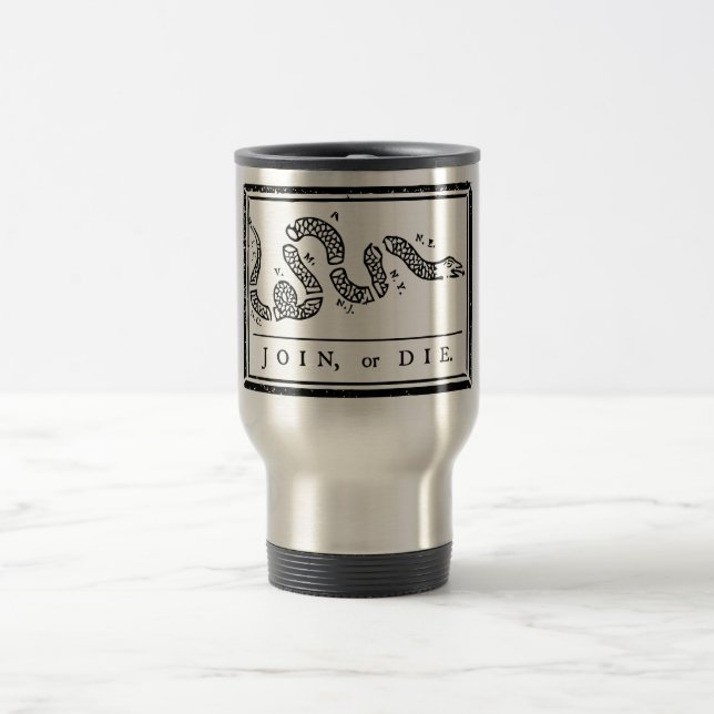 Join or Die Travel Mug (Center)