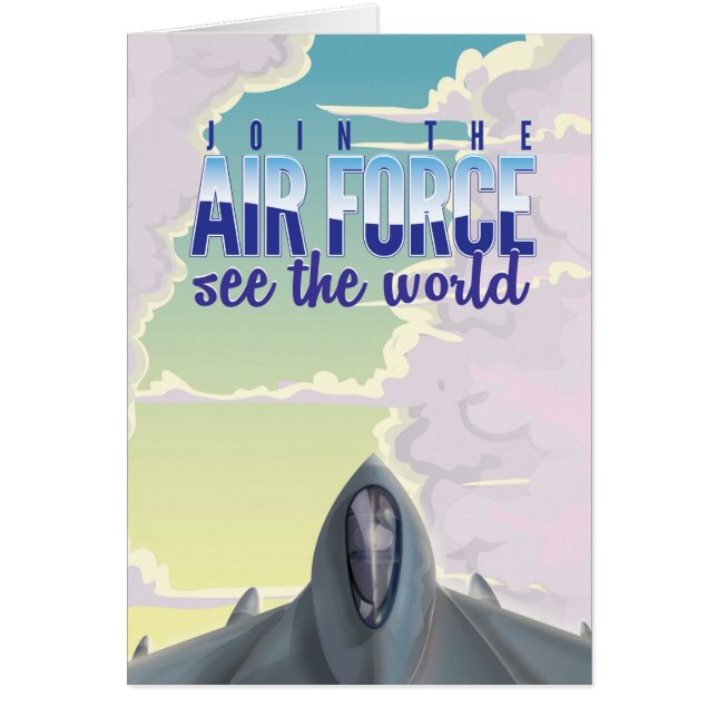 Join the Air Force Poster. (Front)