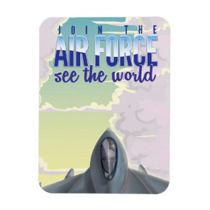 Join the Air Force Poster Magnet