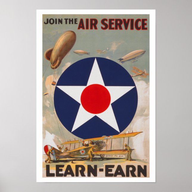 Join the Air Service Poster (Front)