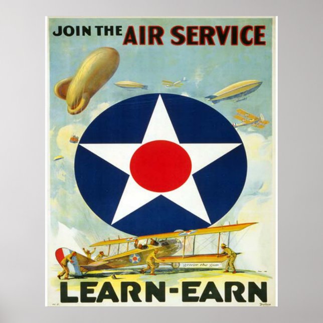 Join the Air Service Poster (Front)