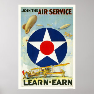 Join the Air Service Poster