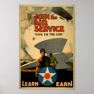 Join the Air Service Poster