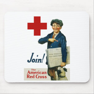 Join The American Red Cross Mouse Pad