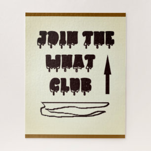 JOIN THE CLUB FUN DESIGN WITH TEXT JIGSAW PUZZLE