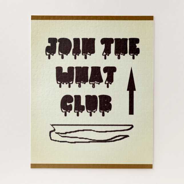 JOIN THE CLUB FUN DESIGN WITH TEXT JIGSAW PUZZLE (Vertical)