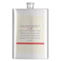 JOIN THE CLUB FUN MESSAGE BLUE AND RED