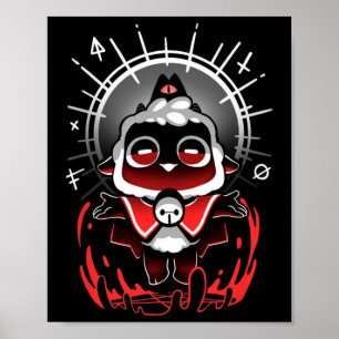 Join The Cult - Cult Of The Lamb Cute Gamer Cult O Poster