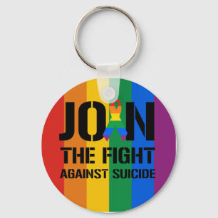Join the fight against gay suicide key ring