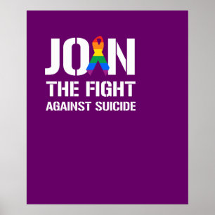Join the fight against LGBT suicide Poster