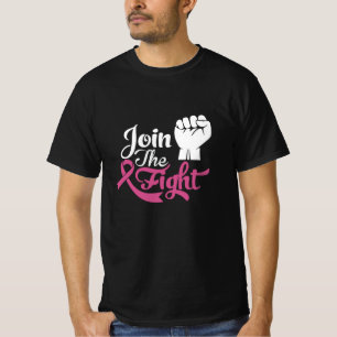 Join The Fight Support Breast Cancer Awareness T-Shirt