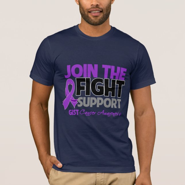 Join The Fight Support GIST Cancer Awareness T-Shirt (Front)