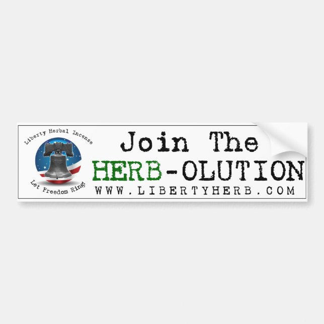 Join the Herb-olution Bumper Sticker (Front)