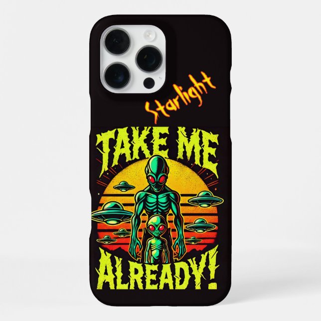 Join the Intergalactic Adventure Today! iPhone Case (Back)