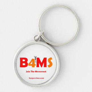 Join The Movement Burpees 4 MS Key Ring