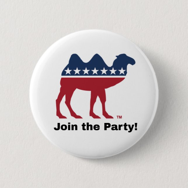 Join the Party! Prohibition Party button (Front)