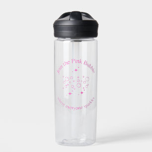 Join the Pink Bubble Water Bottle