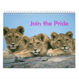 Join the Pride: Lion Calendar