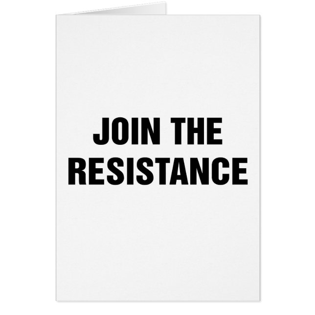 Join the Resistance (Front)