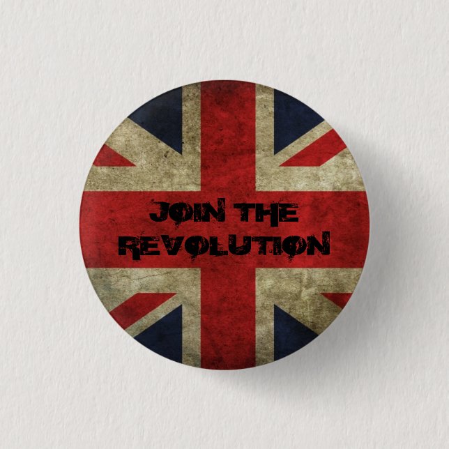 Join The Revolution - Old Union Flag Badge (Front)