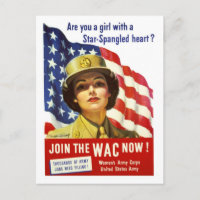 Join the WAC now! War Poster
