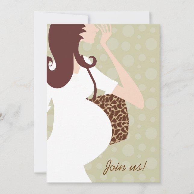 Join us baby shower invitation (Front)