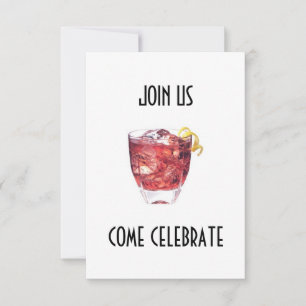 JOIN US/COME CELEBRATE ADULT PARTY INVITATION
