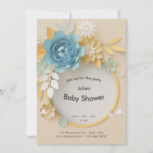 Join us for a Baby Shower Party - Invitation Card