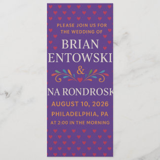 Join Us for a Day of Love and Celebration  Invitation