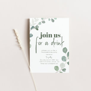 Join us for a Drink Housewarming Party Invite