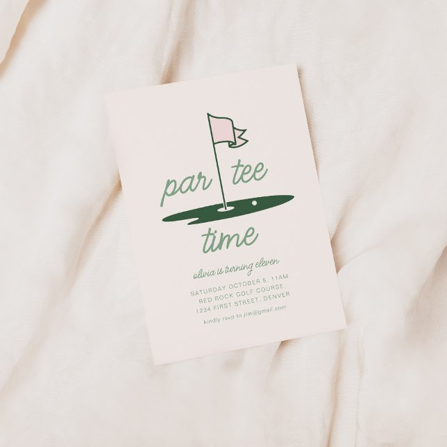 Join Us For A Par-Tee Golf Birthday Party Invite (Creator Uploaded)
