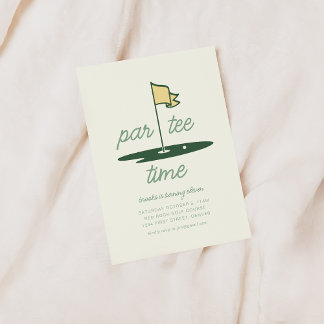 Join Us For A Par-Tee Golf Birthday Party Invite