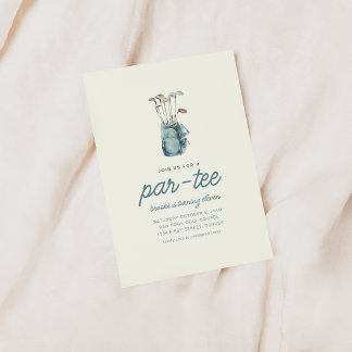 Join Us For A Par-Tee Golf Birthday Party Invite