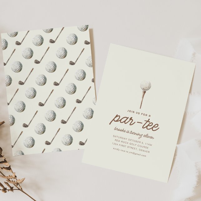 Join Us For A Par-Tee Golf Birthday Party Invite (Creator Uploaded)