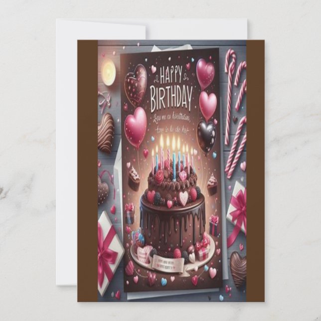 Join us for a party (cake day) invitation (Front)