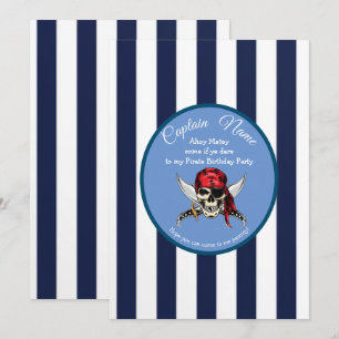 Join Us for a Pirate Adventure Invitation