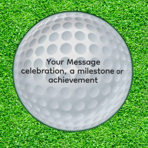 Join Us for a Surprise Golf Celebration Paper Plate