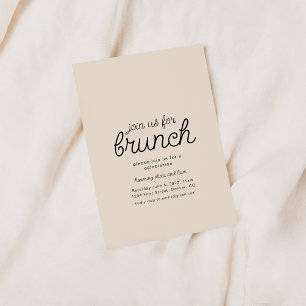 Join us For Brunch Party Invitation Template