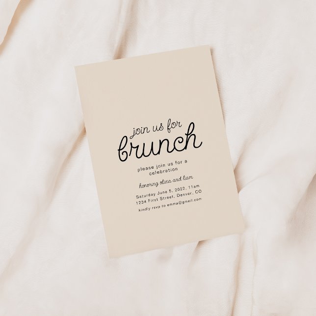 Join us For Brunch Party Invitation Template (Creator Uploaded)
