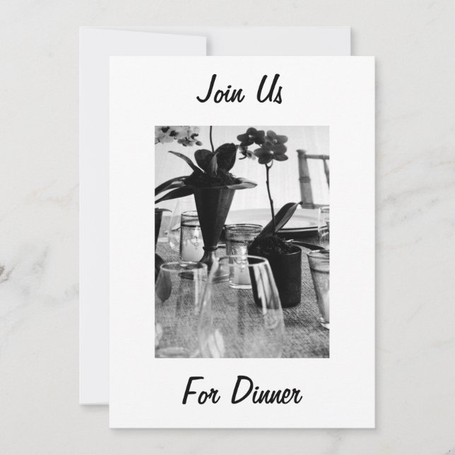 JOIN US FOR DINNER - INVITATION (Front)