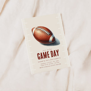 Join Us For Game Day Football Party  Invitation