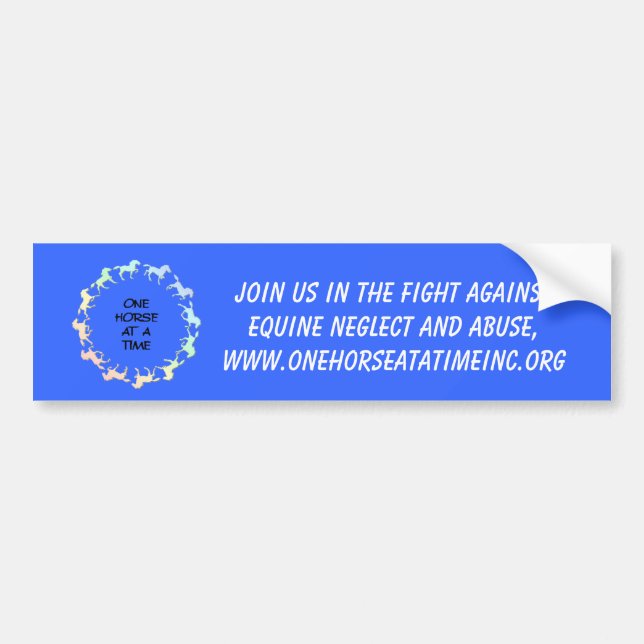 Join us in the fight...Bumper Stic... - Customised Bumper Sticker (Front)