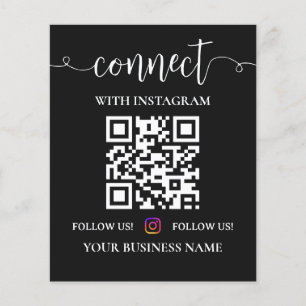 Join Us on Instagram QR Code Sign   Instagram  Flyer