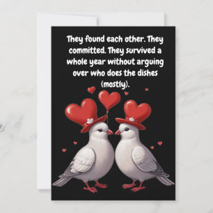 Join Us to Celebrate One Year of Love Invitation