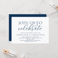 Join Us To Celebrate, Wedding Rehearsal Dinner Inv