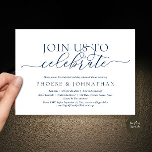 Join Us To Celebrate, Wedding Rehearsal Dinner Inv Invitation