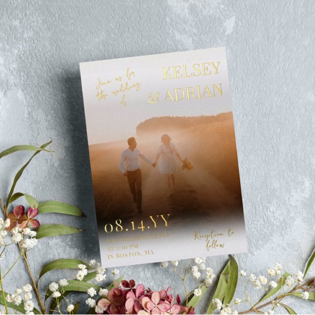 Join Us Typography Big Photo Wedding Gold (Creator Uploaded)