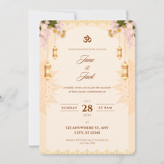Join Us - Wedding Invitation (Front)