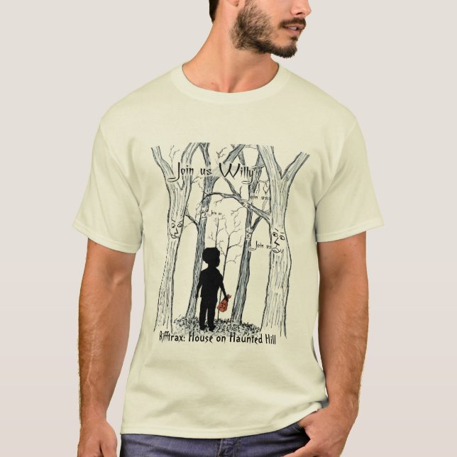 Join us Willy colour with Rifftrax beneathe T-Shirt (Front)