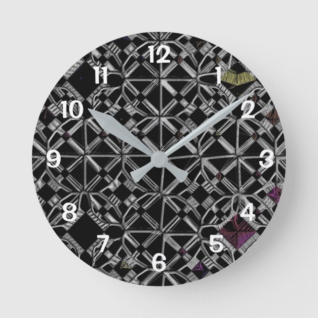 Joined at the Crossroads Round Clock (Front)